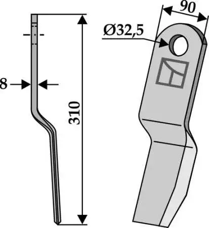Schlegel 310x90mm